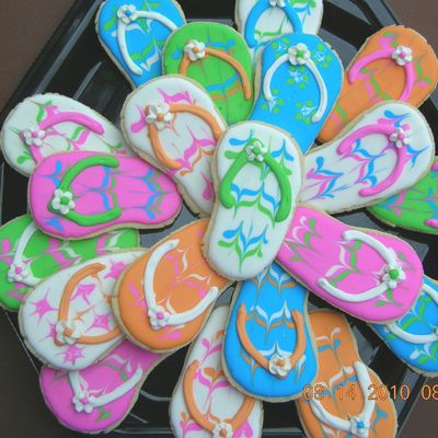 Flip Flop Cookies
