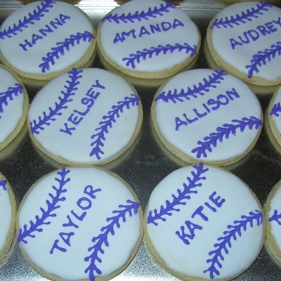 Softball Cookies