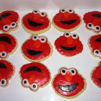 Elmo Cookies