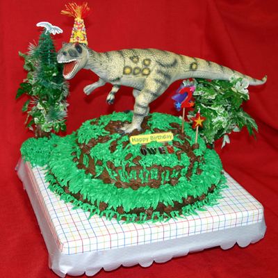 Dinosaur Birthday Cake