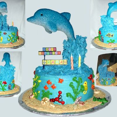 Dolphin Cake