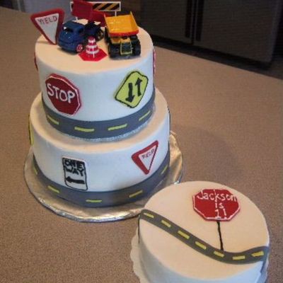 Traffic Signs Cake.