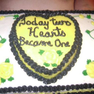 Wendell And Fayes Reception Cake