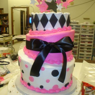 Pink & Black Topsy Turvy