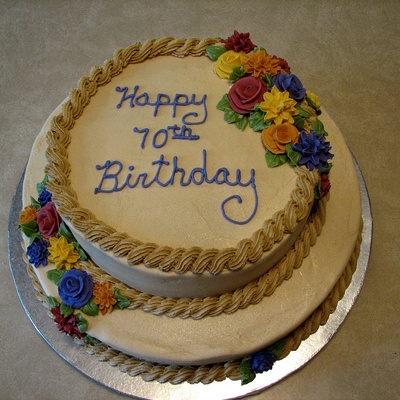 70Th Birthday Cake For A Friends Mom