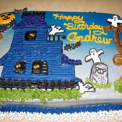 Halloween Birthday Cake