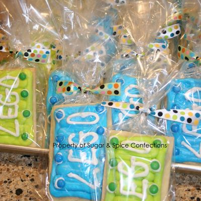 Lego Sugar Cookie Favors