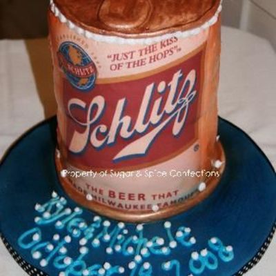 Schlitz Beer Grooms Cake