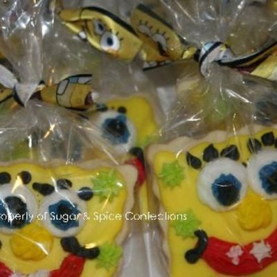 Spongebob Squarepants Cookie Favors