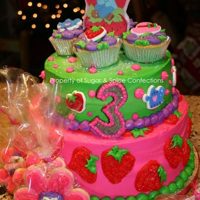 Strawberry Shortcake Stacked Cakes