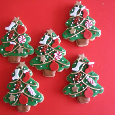 Christmas Tree Cookies