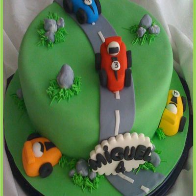 Racecars Cake