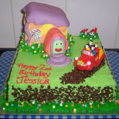 Wiggles House Cake