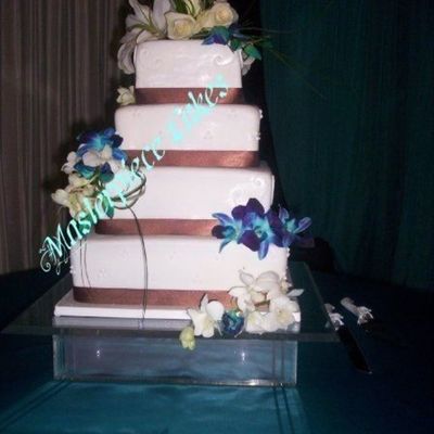 Square With Fresh Flowers