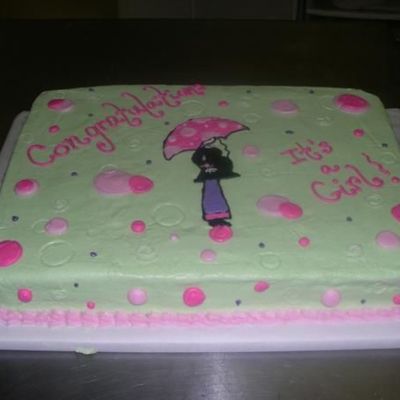 Simple Mod Mom Sheet Cake