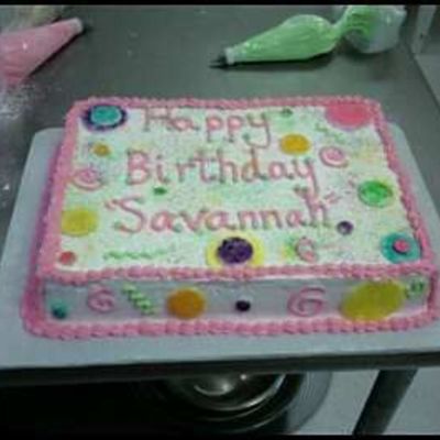 Little Girls Birthday Cake