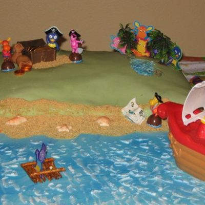 Backyardigans Treasure Island Cake