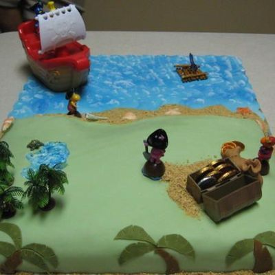 Backyardigans Treasure Island Cake