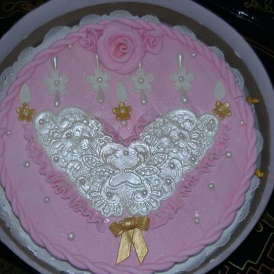 Decorated Giant Sugar Cookie W/ Fondant Everything