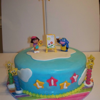 Dora Birthday Cake