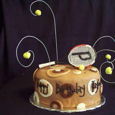 Tennis Theme Cake