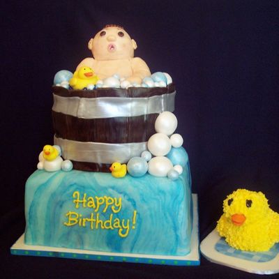 Baby In The Bath Birthday