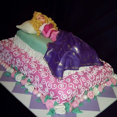 Sleeping Beauty Birthday Cake
