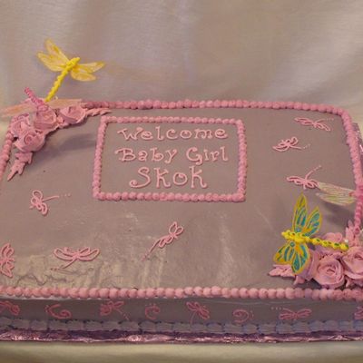 Dragonfly Cassata Cake