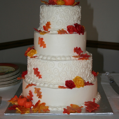 Fall Wedding Cake