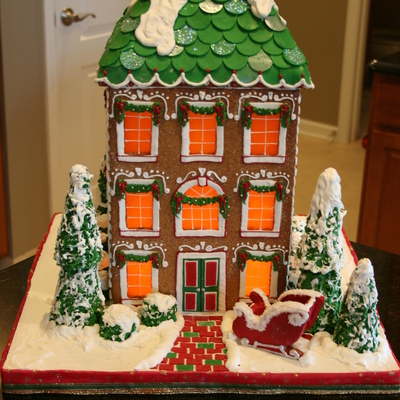 Traditional Gingerbread House