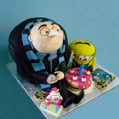 Despicable Me Birthday Cake