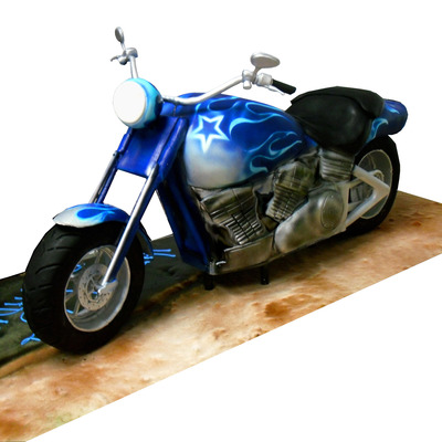 3D Sculpted Harley Davidson By The London Baker