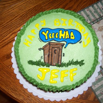 Outhouse Bday Cake