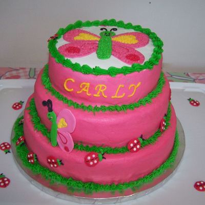 Butterfly Birthday Cake