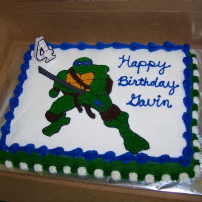 Ninja Turle Birthday Cake