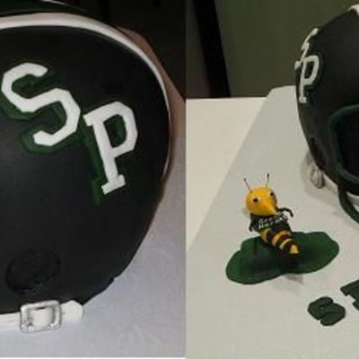 Football Helmet Cake