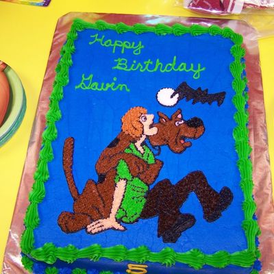 Scooby Doo And Shaggy Birthday Cake