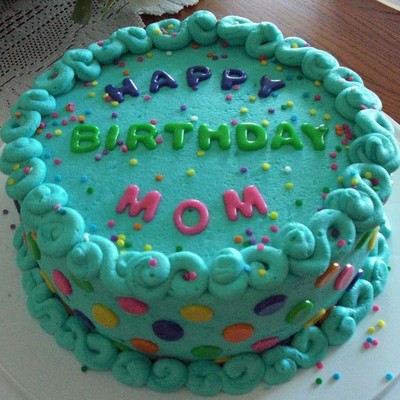 Polka Dot Birthday Cake