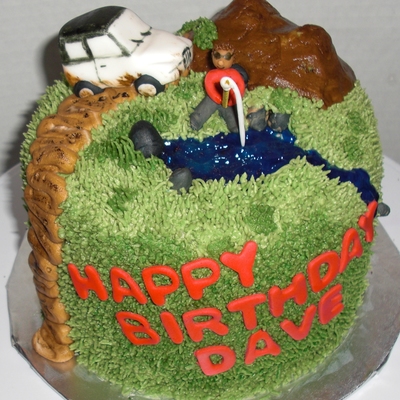 Off Roading Birthday Cake