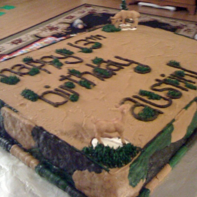 13Th Birthday Cake - Hunting Theme