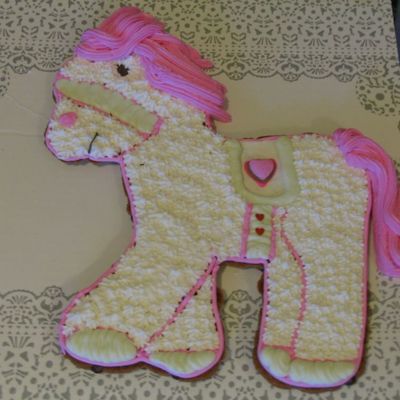 Horse Cookie Cake