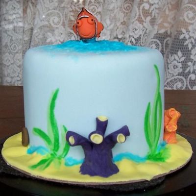 Aquarium Gift Cake