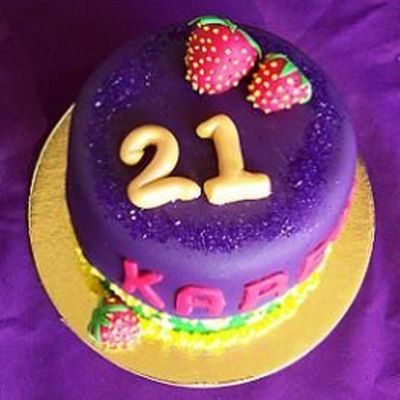 Tilted Gift Cake