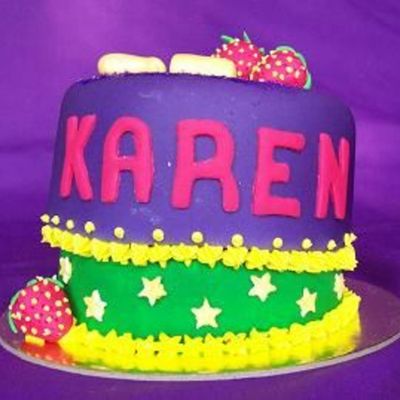 Tilted Gift Cake