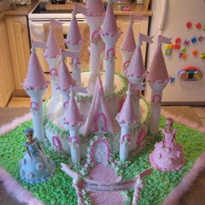 Princess Castle Cake