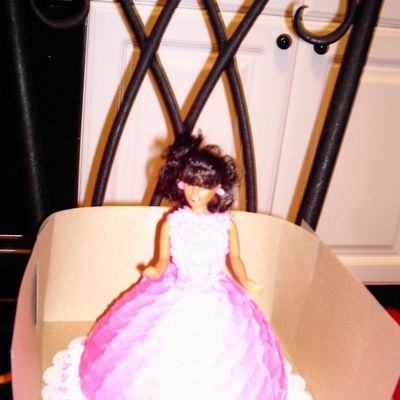 Pink Doll Cake