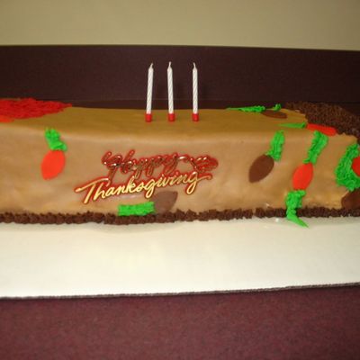 Thanksgiving Log Cake