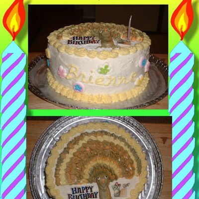 Thanksgiving Birthday Cake