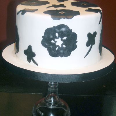 Black & White Floral