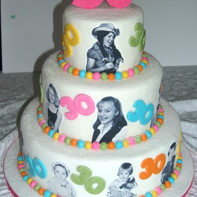 30Th Cake With Pics